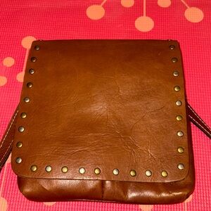 Patricia nash genuine leather crossbody bag